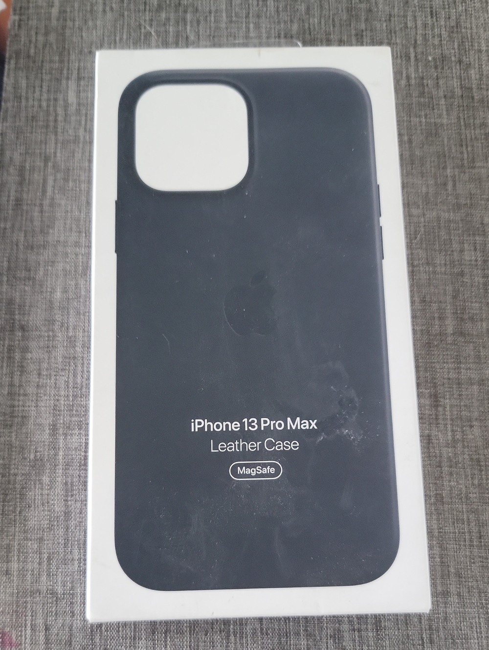 Apple Original iPhone 13 Pro Max Leather Case - Midnight